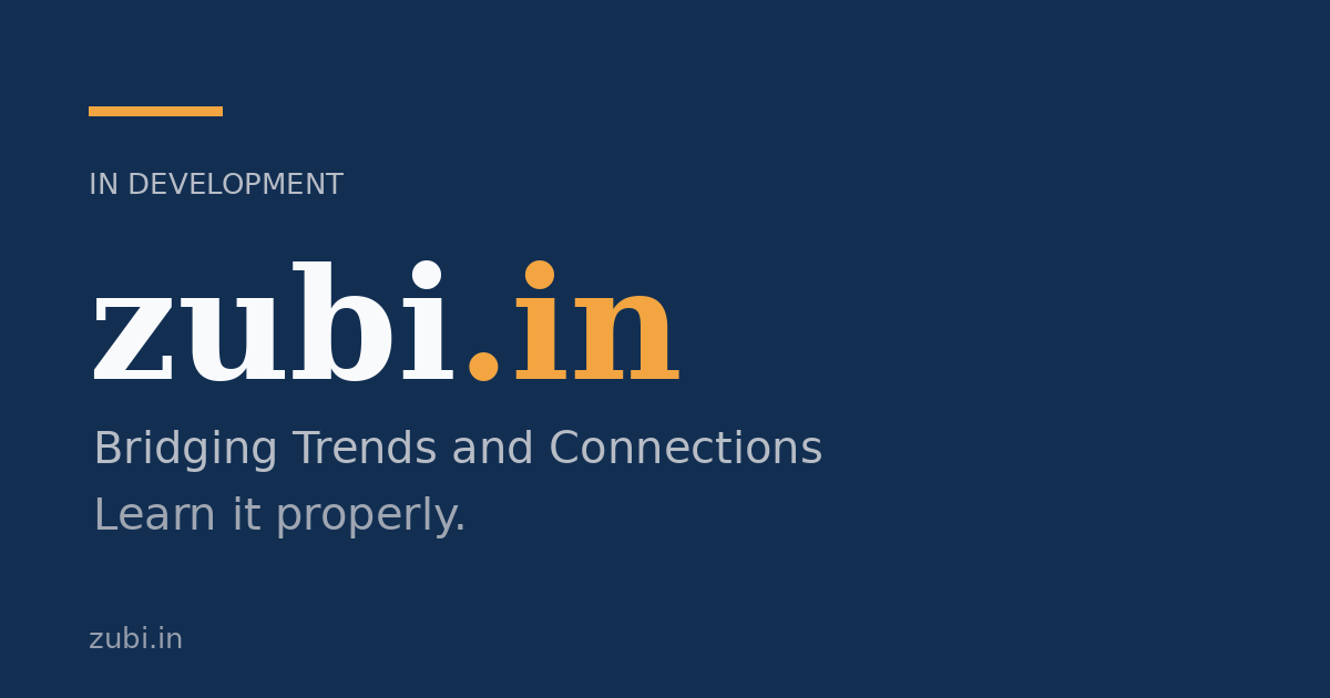 Link preview image for zubi.in